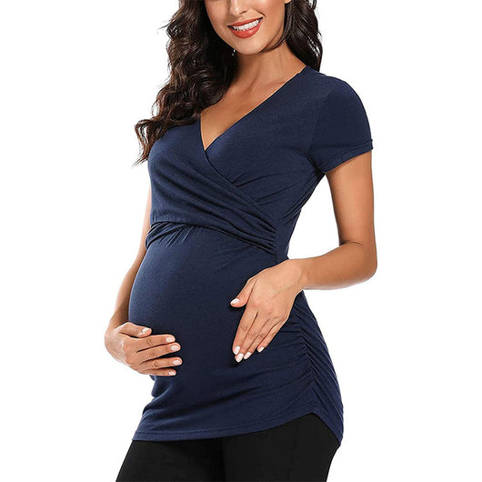 Top de Maternidad Yoga Elástico en Tono Nude - Image 8