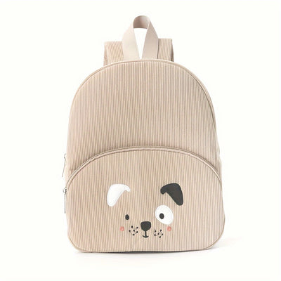 Mochila de Pana con Lindo Oso Bordado