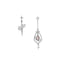 Aretes Flor de Luz Mágica Original para Mujer
