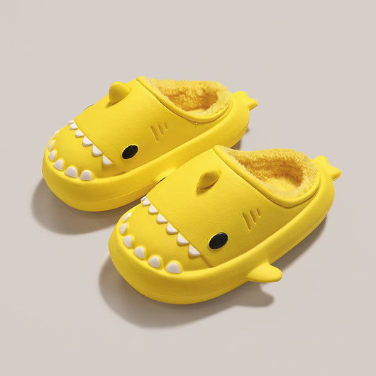 Pantuflas Tiburón Cartoon para Parejas - Zapatillas EVA Impermeables Invierno - Image 12