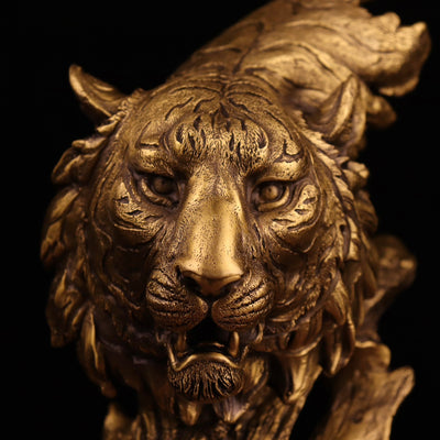 Ornamento de Cobre Puro Tigre del Zodiaco Chino - Decoración Moderna para el Hogar - Image 8