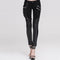 Pantalones Lápiz Patchwork Punk Rock para Mujer - Estilo Callejero
