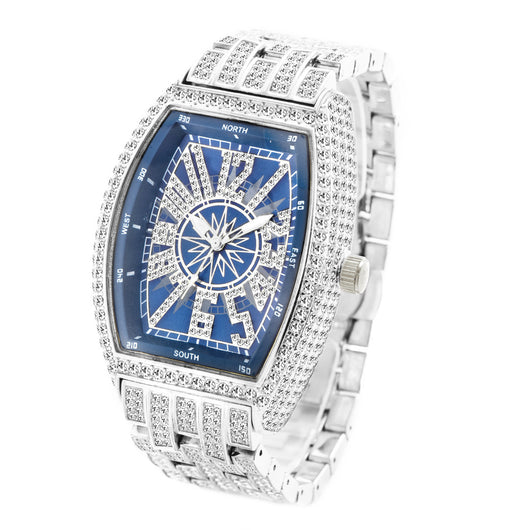 Reloj para Hombre de Diamantes Completos con Esfera Grande y Diseño Cuadrado - Image 5