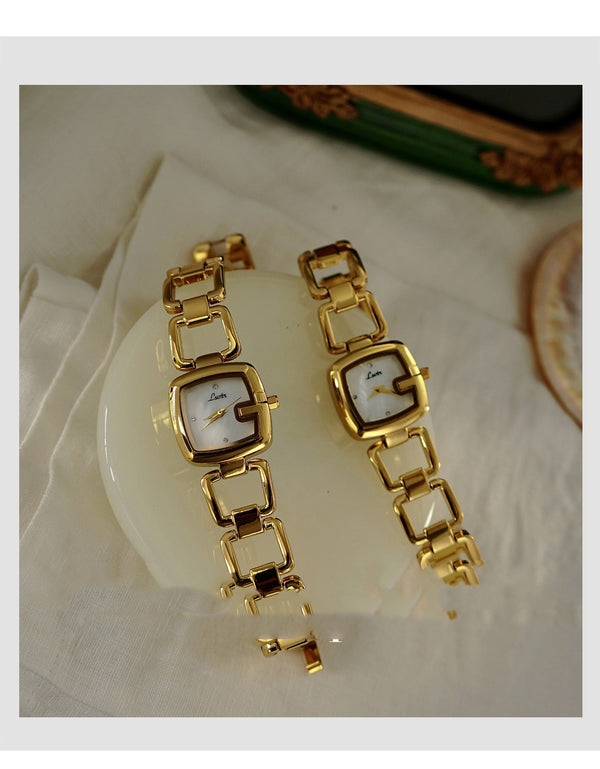 Reloj Pulsera Mujer Elegante Diseño Retro Minimalista