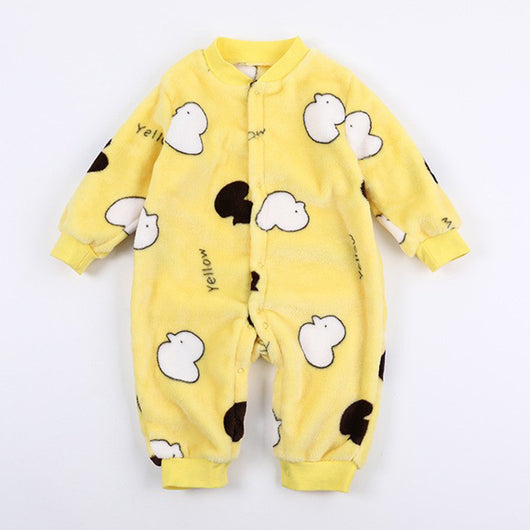 Pijama Enterizo Térmico para Bebé en Polar Coral Acolchado - Image 14