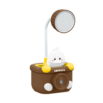 Sacapuntas Animal Travieso con Lámpara de Escritorio LED - Image 11