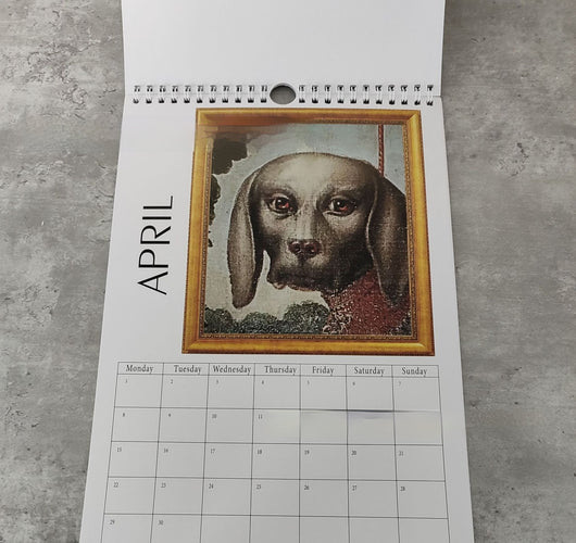 Calendario Perros Feos en Pinturas Renacentistas para Decoración del Hogar - Image 5