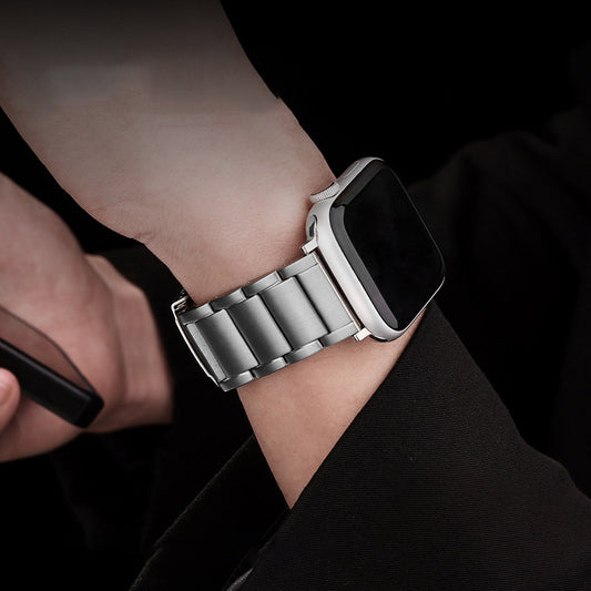 Correa Titanio para Apple Watch 8, 7, 6, 5