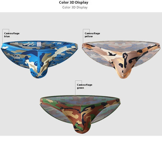 Bóxers de Camuflaje Convexos Elegantes para Hombre - Image 12