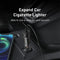 Cargador de Auto 120W con 3 Puertos USB - Carga Rápida Simultánea