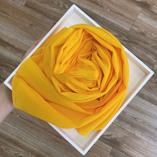Pañuelo Hijab de Gasa Perlada Liso para Mujer - Image 4