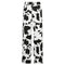Pantalones Rectos con Patrón de Vaca en Contraste Blanco y Negro