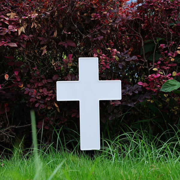 Cruz Luminosa Solar para Nichos - Luz Eterna para Tus Seres Queridos