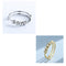 Peace Rings Rotatable Ring Relieving Stress Valentine's Day Jewelry Gifts 2pcs Set One Tamaño