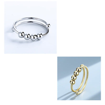 Anillo Giratorio Antiestrés - Joya Relajante para el Día de San Valentín - Image 13