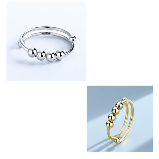 Anillo Giratorio Antiestrés - Joya Relajante para el Día de San Valentín - Image 13
