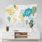 Tapiz Decorativo Nórdico con Estampado Vivo para Dormitorio