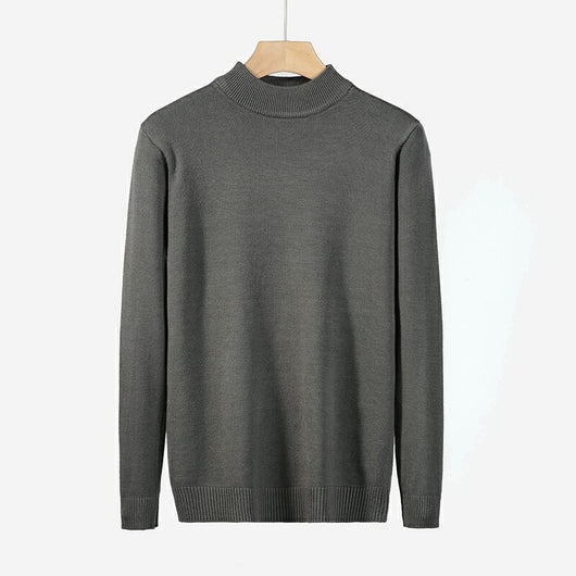 Suéter Modal Cuello Mocko Ajustado para Hombre - Image 8
