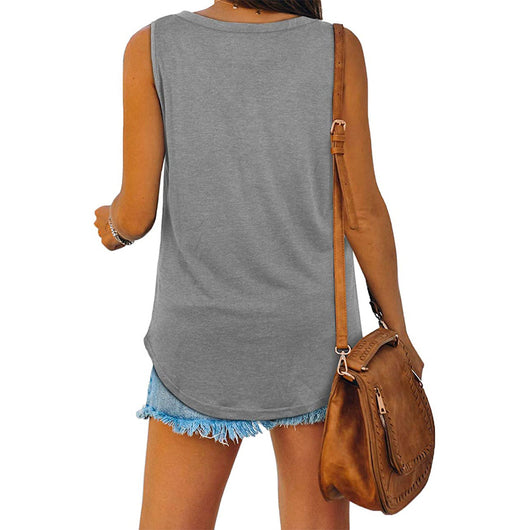 Musculosa Tuxedo Escote V Elegante Ajustada - Image 38