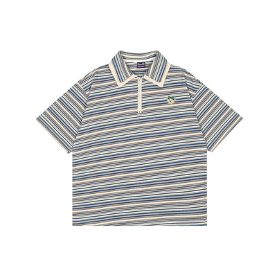 Polo Rayado con Solapa y Manga Corta - Image 8