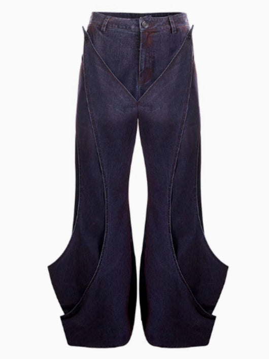 Jeans Deconstruidos con Efecto Degradado y Textura Esponjosa para Hombre - Otoño Invierno - Image 8