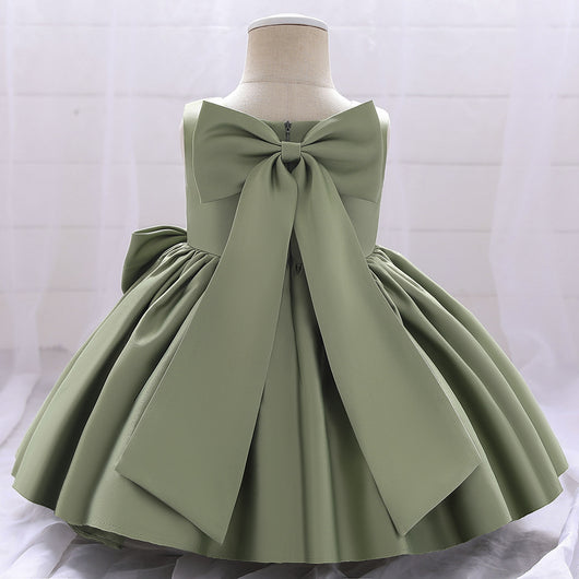 Vestido Infantil de Fiesta con Gran Lazo - Image 19