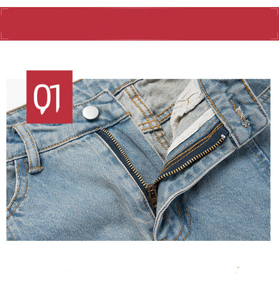 Pantalones Vaqueros Unisex Azul Gato - Estilo Urbano - Image 15