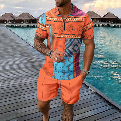 Conjunto Deportivo Hombre Pantalones Cortos y Camiseta Manga Corta - Image 39