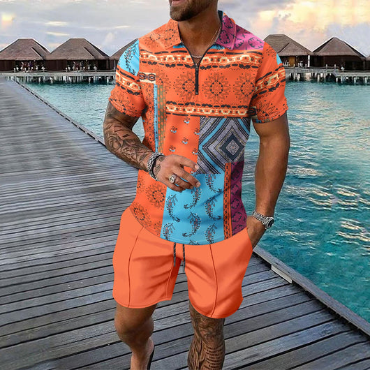 Conjunto Deportivo Hombre Pantalones Cortos y Camiseta Manga Corta - Image 39