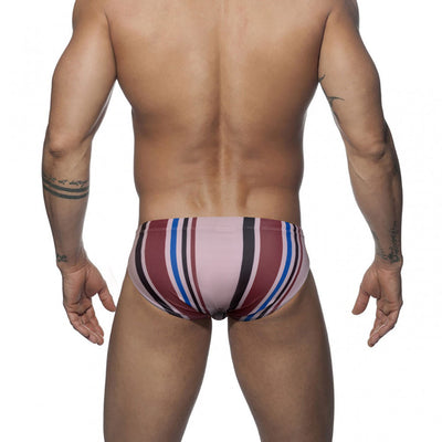 Bóxer Bikini Hombre Diseño Triangular con Rayas Atrevidas - Image 4