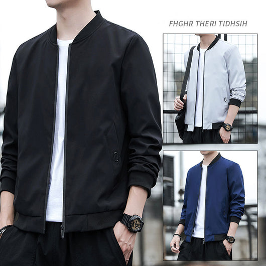 Chaqueta Casual de Manga Larga para Hombre - Primavera y Otoño - Image 2