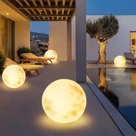 Lámpara Lunar para Patio Exterior Resistente al Agua - Image 2