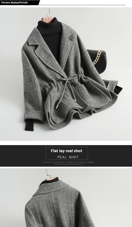 Abrigo de Lana Reversible Doble Cara - Image 10