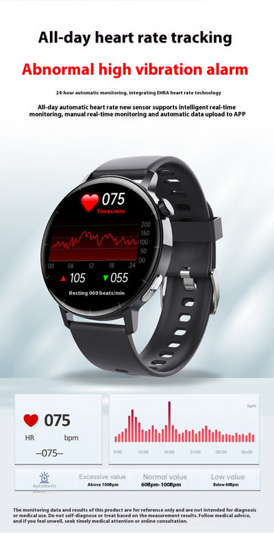 Pulsera Inteligente con Monitor de ECG y Glucosa - Control de Salud 24/7 - Image 35