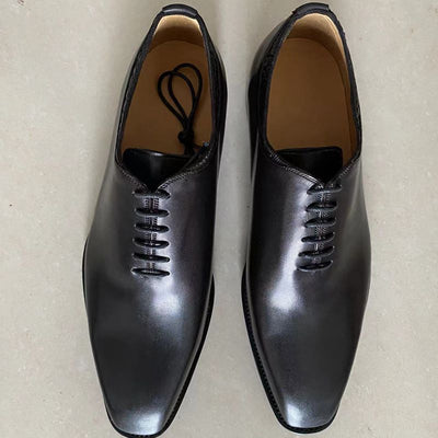 Zapatos Oxford de Cuero para Hombre con Kit de Limpieza y Coloración