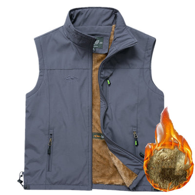 Chaleco Acolchado Impermeable con Múltiples Bolsillos - Image 8