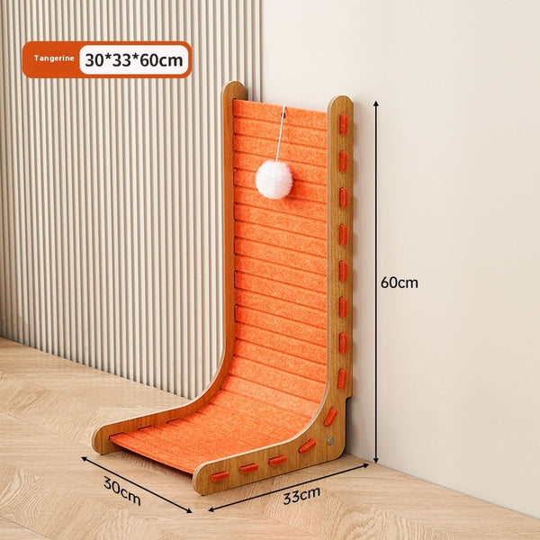 Rascador Vertical de Fieltro de Sisal para Gatos - Protector de Sofá
