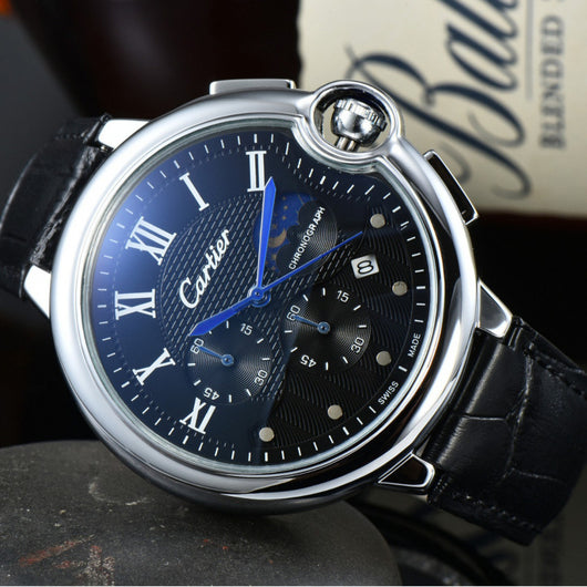 Reloj de Negocios para Hombre con Correa de Goma - Image 4