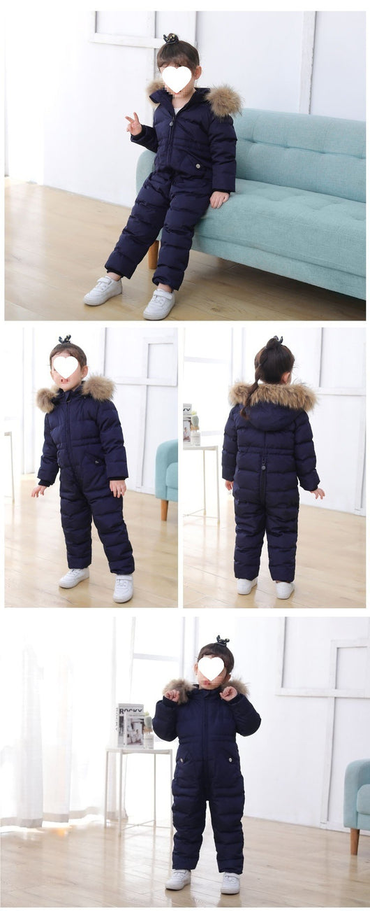 Overol Acolchado de Plumón para Niños Invierno - Image 21