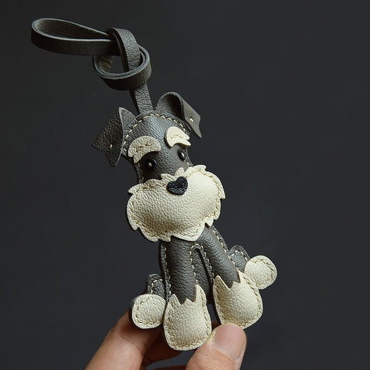 Llavero Schnauzer Cosido a Mano para Auto - Image 11