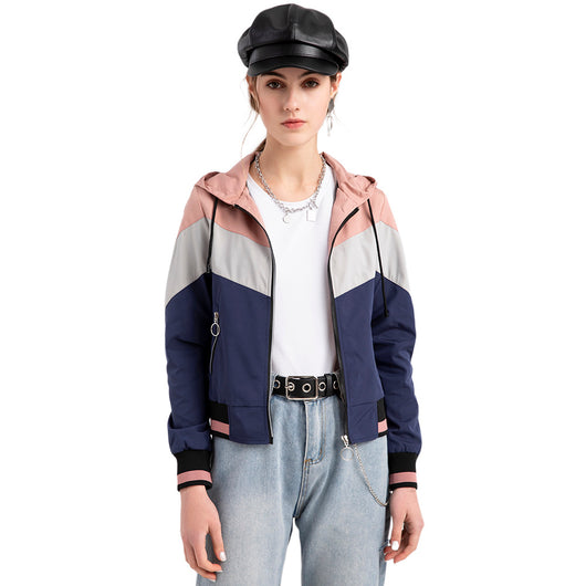 Chaqueta Cortavientos Ligera con Capucha para Mujer - Image 9