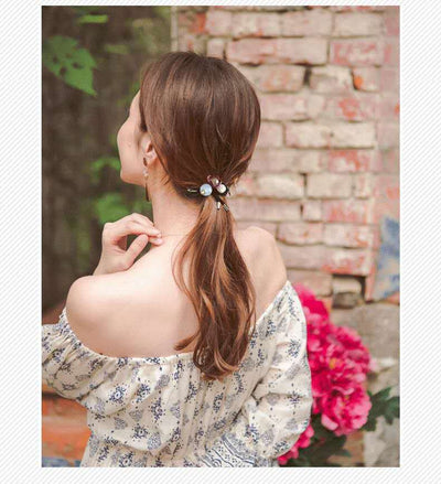 Set de 6 Cintas para Cabello Azul Océano con Cristales para Adultos - Image 8