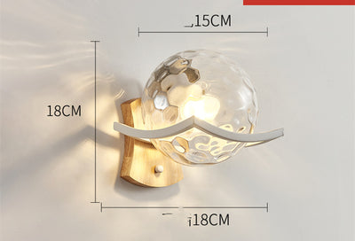 Lámpara de Mesita Estilo Europeo con LED y Base de Madera - Image 7