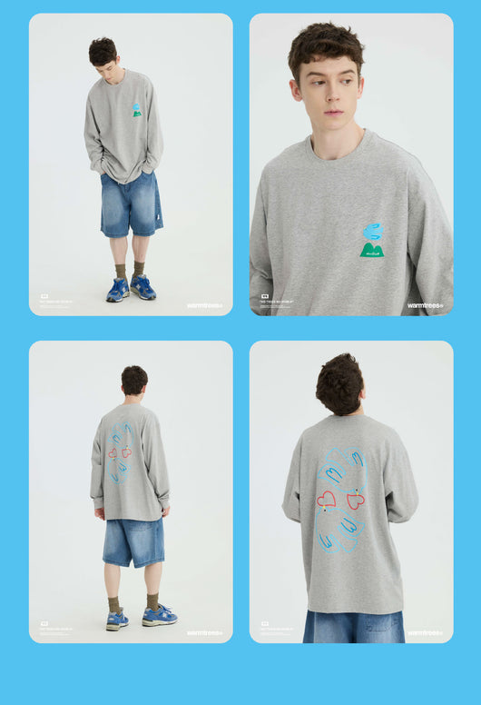 Playera de Cuello Redondo Manga Larga para Parejas - Image 12