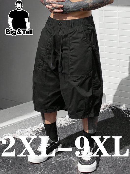 Pantalones Capri de Trabajo Casual Trendy para Hombre Talla Grande - Image 10