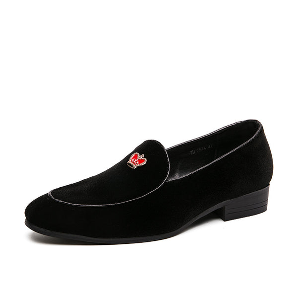 Zapatos Casuales Coreanos Estilo Retro con Punta Afilada para Hombre