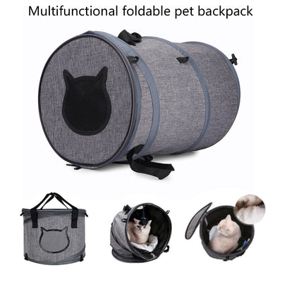 Transportín Plegable para Mascotas - Bolsa de Viaje Portátil para Perros y Gatos