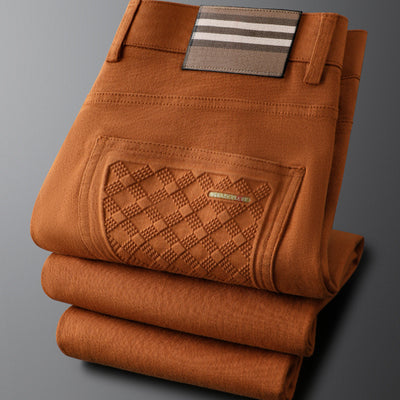 Pantalones de Negocios Slim Fit Algodón Transpirable Premium - Image 7