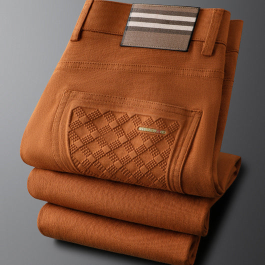 Pantalones de Negocios Slim Fit Algodón Transpirable Premium - Image 7