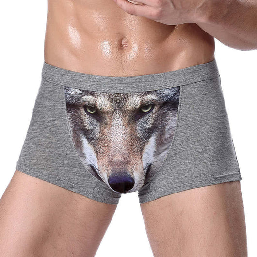 Bóxer para Hombre con Diseño de Lobo de Cuatro Cuernos - Image 6